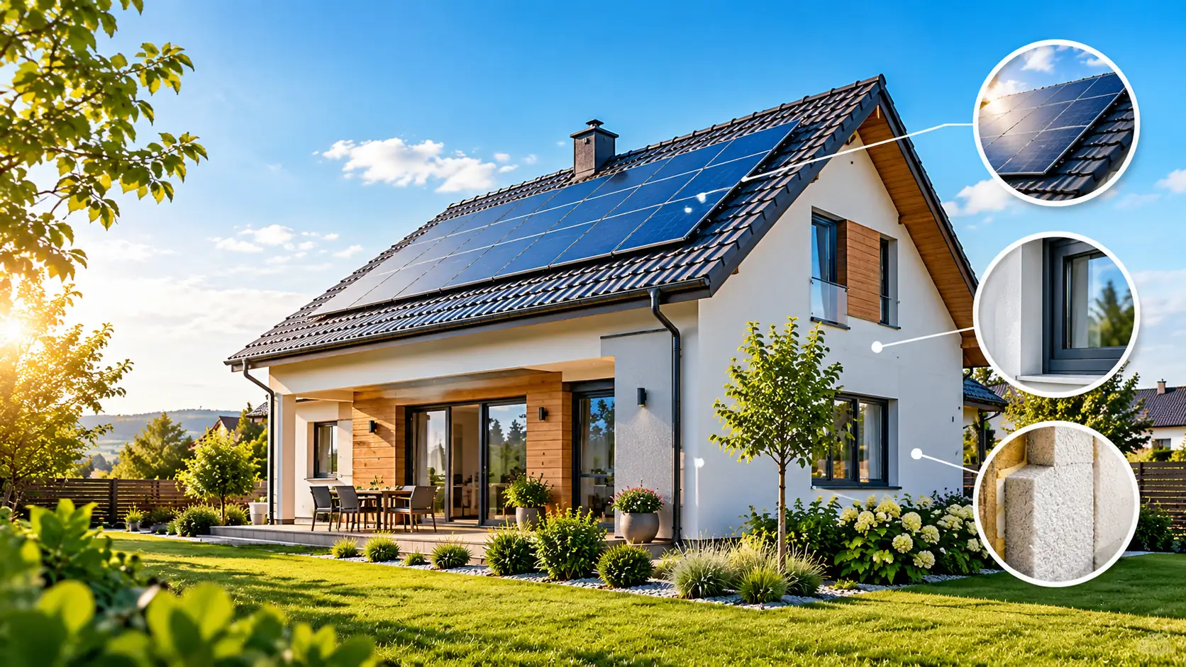 Energetikai korszerűsítési megoldások egy házon